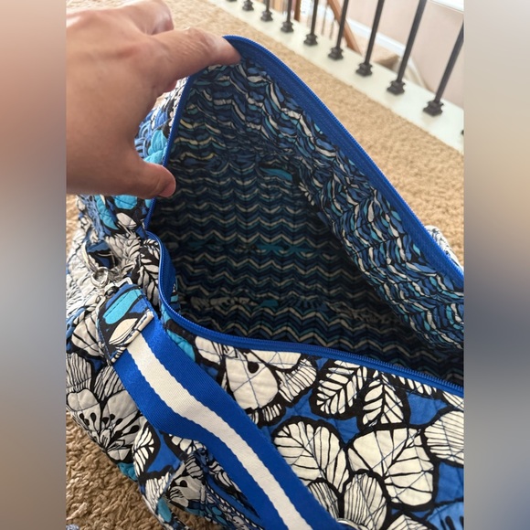 Vera Bradley Blue Bayou Duffel Bag - Picture 5 of 8